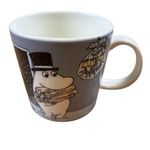 Arabia Moomin Mug Moominpappa Gray Porcelain Tove Jansson Vintage NWOT